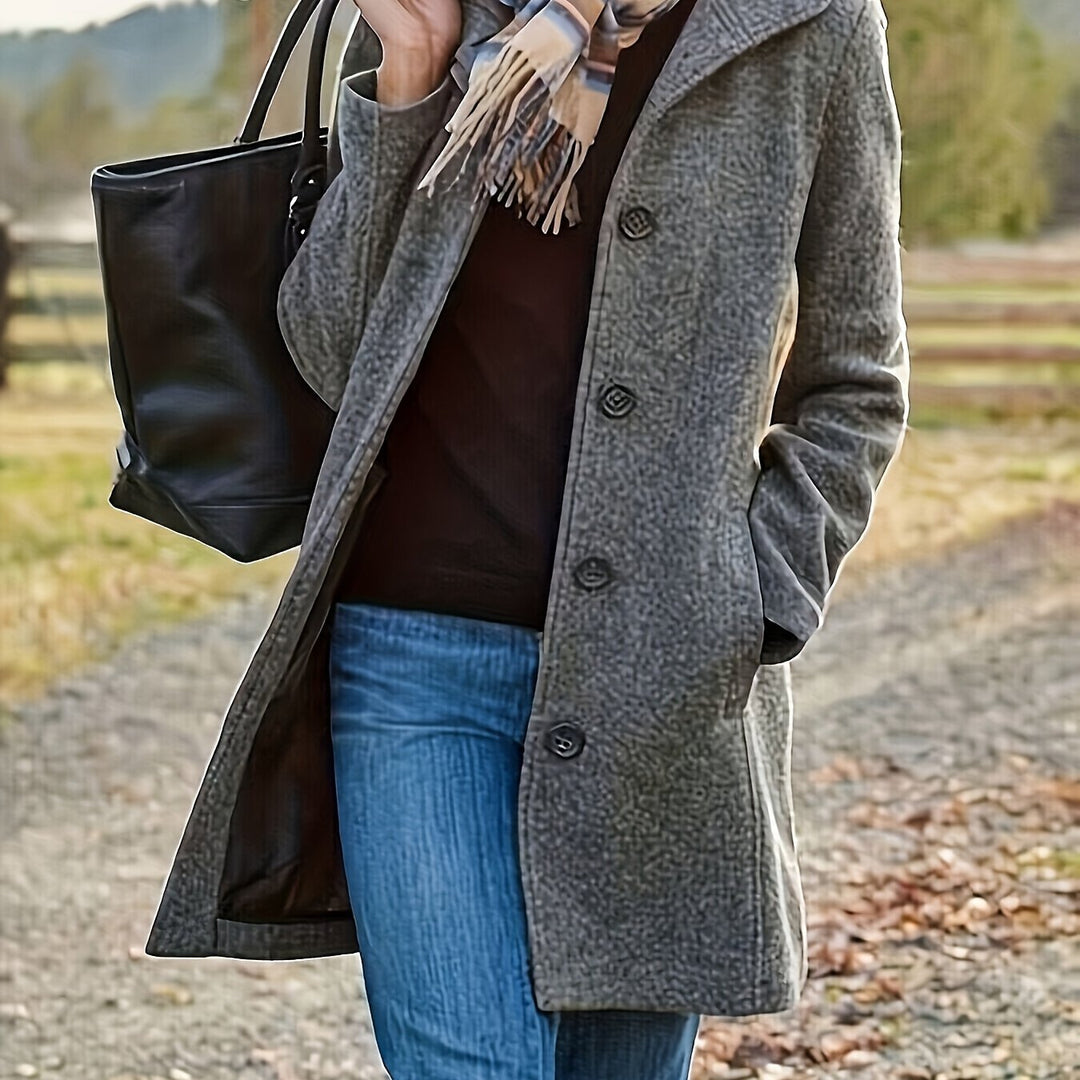 Émilie | Manteau Structuré Mi-Long