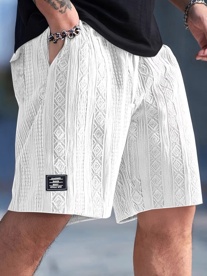 Marc | Short Texturé à Motif Géométrique