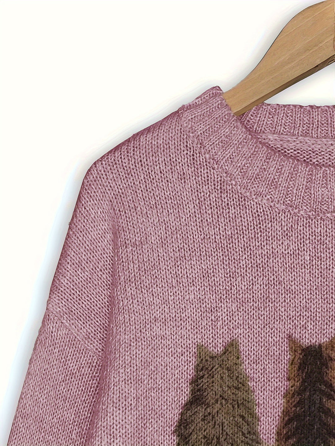 Clarisse | Pull Chaleureux à Imprimé Chats