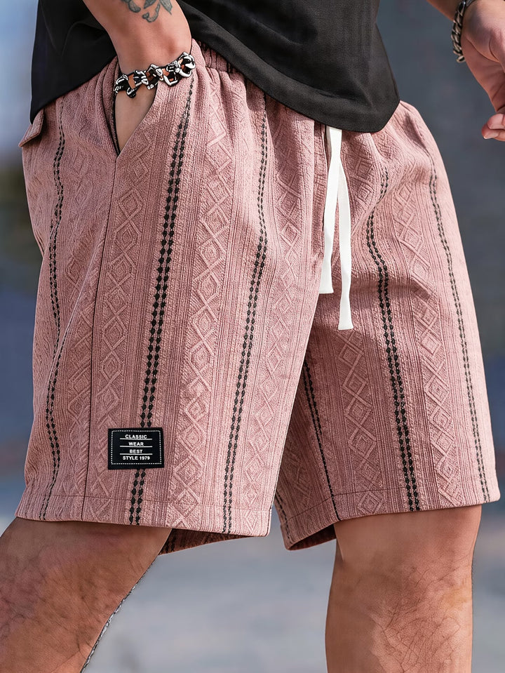 Marc | Short Texturé à Motif Géométrique