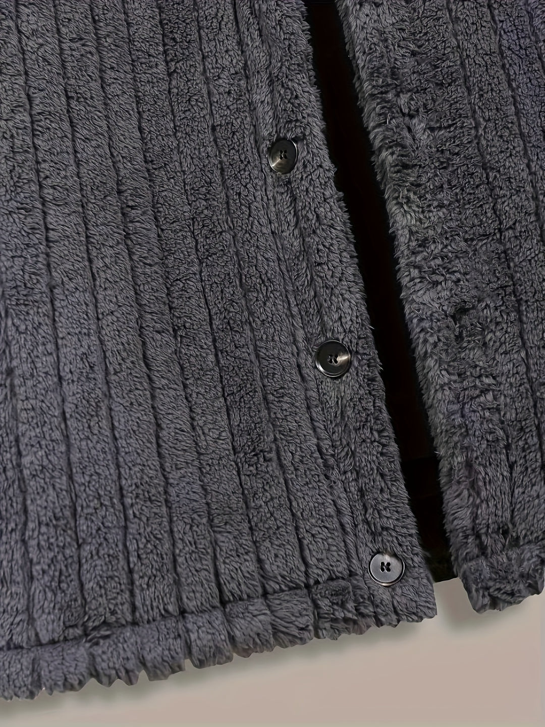 Norbert | Veste d'Hiver Texturée Boutonnée