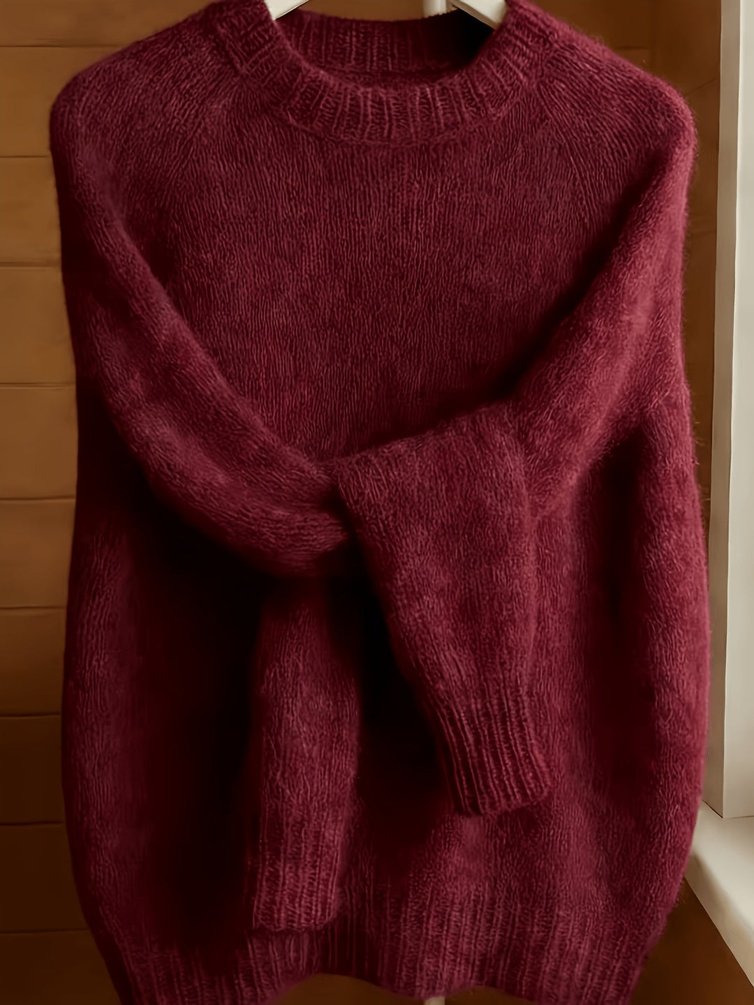 Inès | Pull Douillet à Col Rond