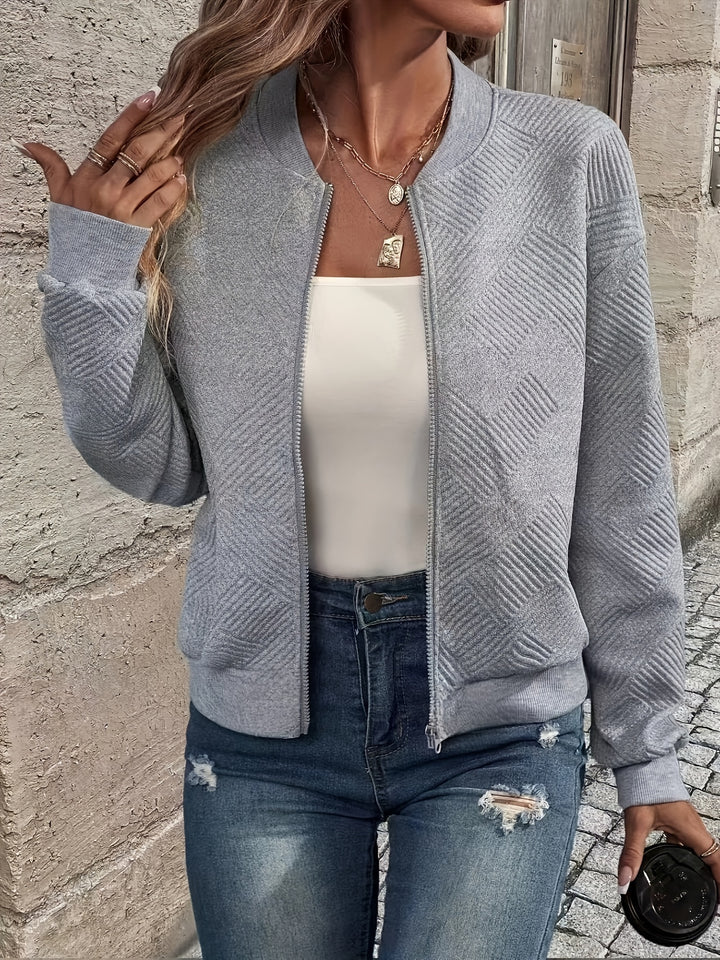 Charlotte | Veste Zippée Texturée