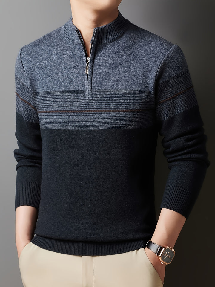 Alphonse | Pull Élégant à Col Zippé