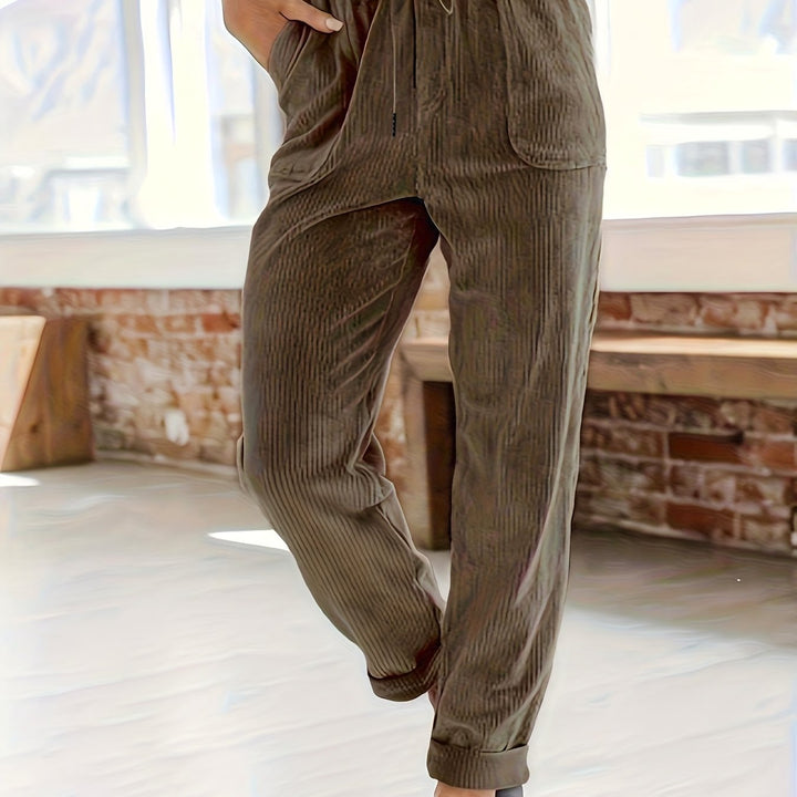 Roxane | Pantalon fluide à taille élastique