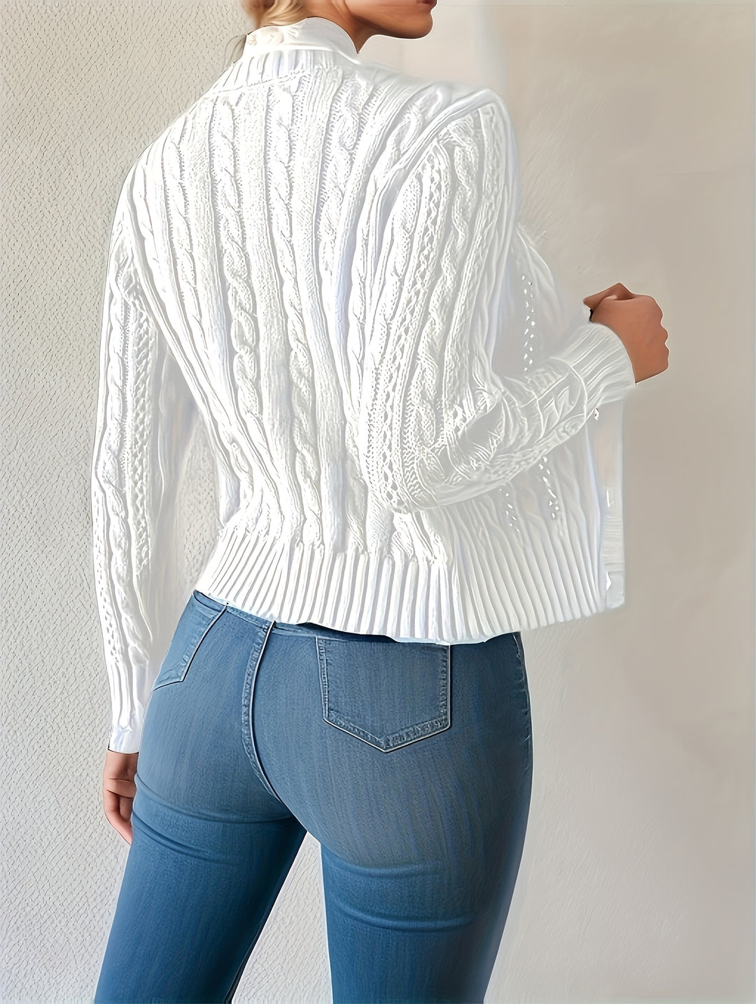 Sylvie | Cardigan Torsadé Boutonné