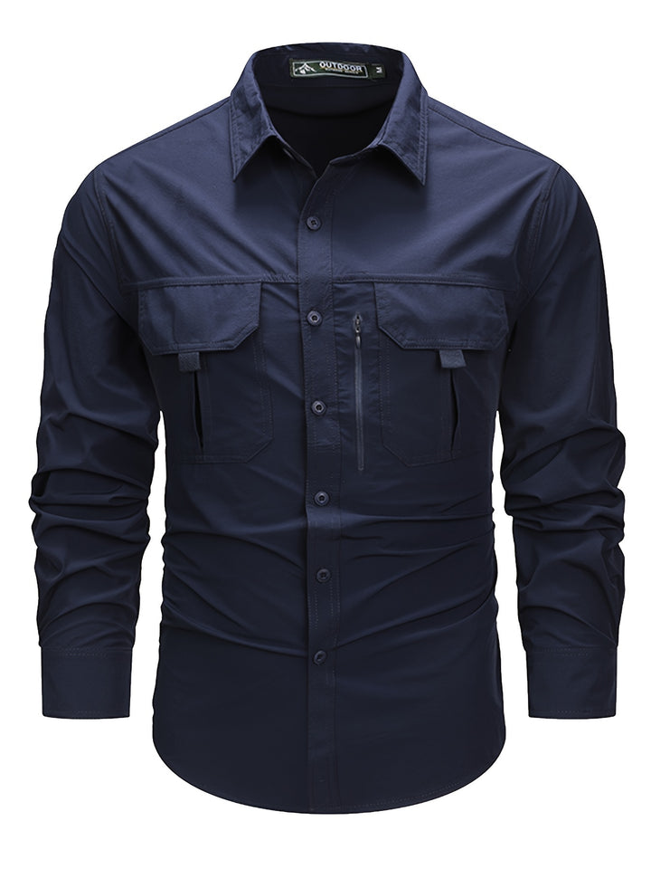 Matthieu | Chemise Cargo à Manches Longues