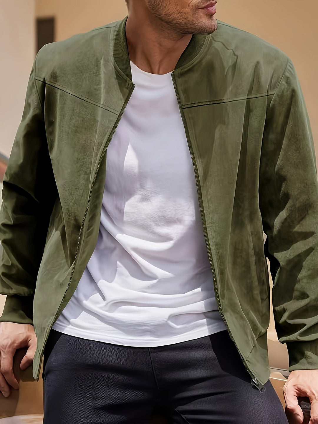 Romain | Veste Zippée Légère