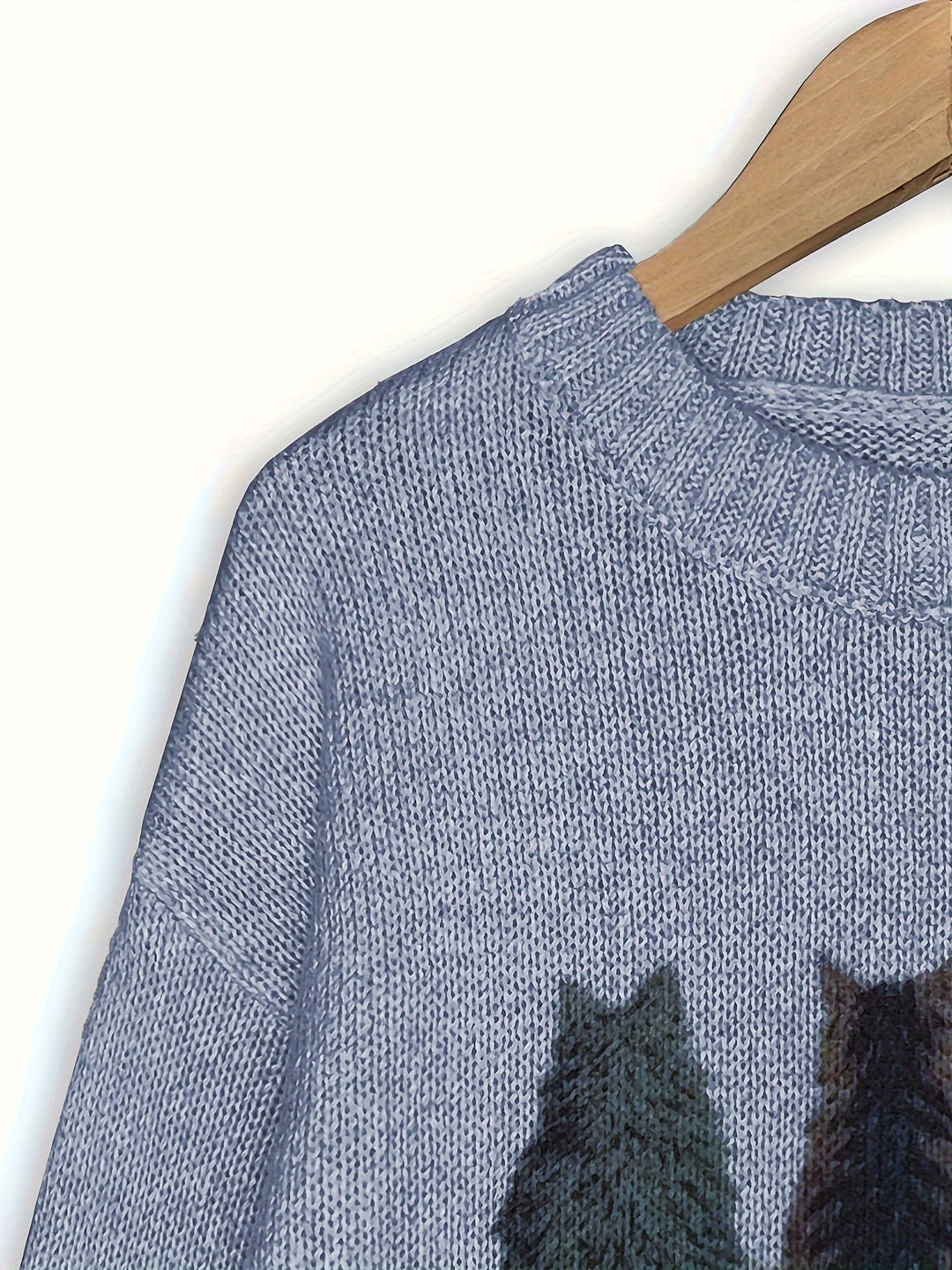 Clarisse | Pull Chaleureux à Imprimé Chats
