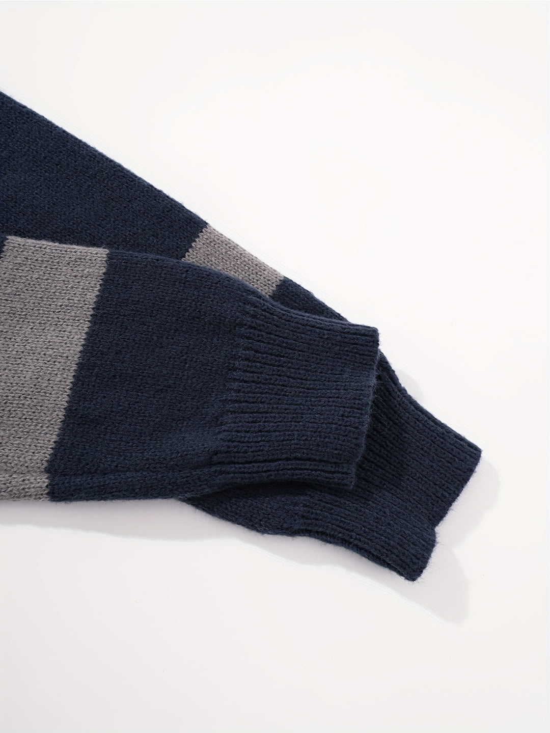 Aurélien | Pull Maille Torsadée Colorblock