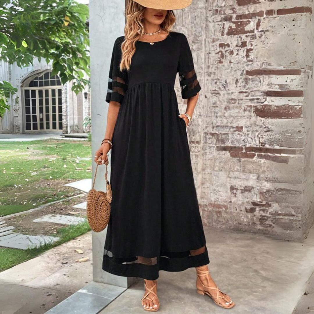 Joséphine | Robe Longue Fluide et Élégante