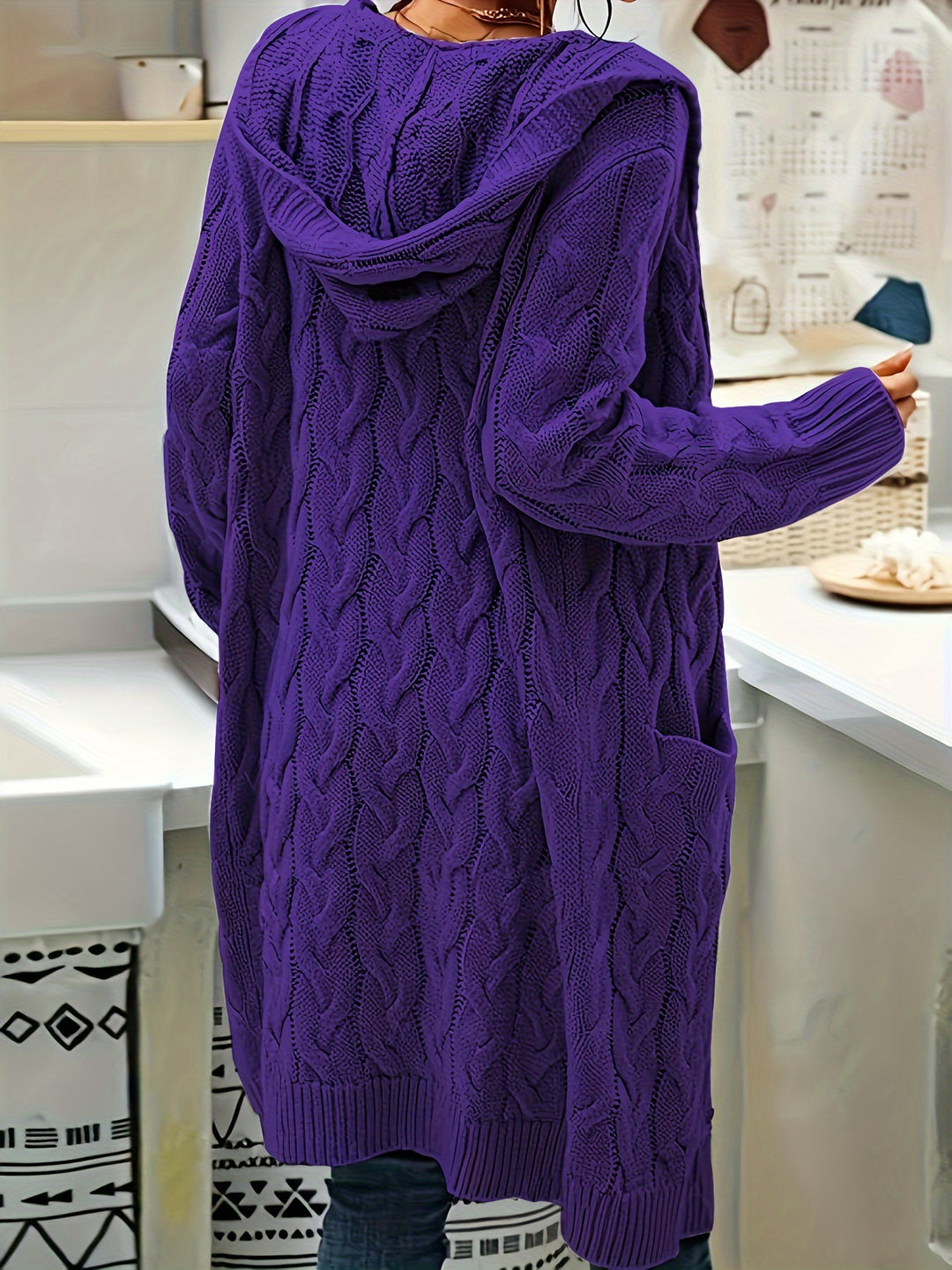 Valentine | Gilet Long Torsadé
