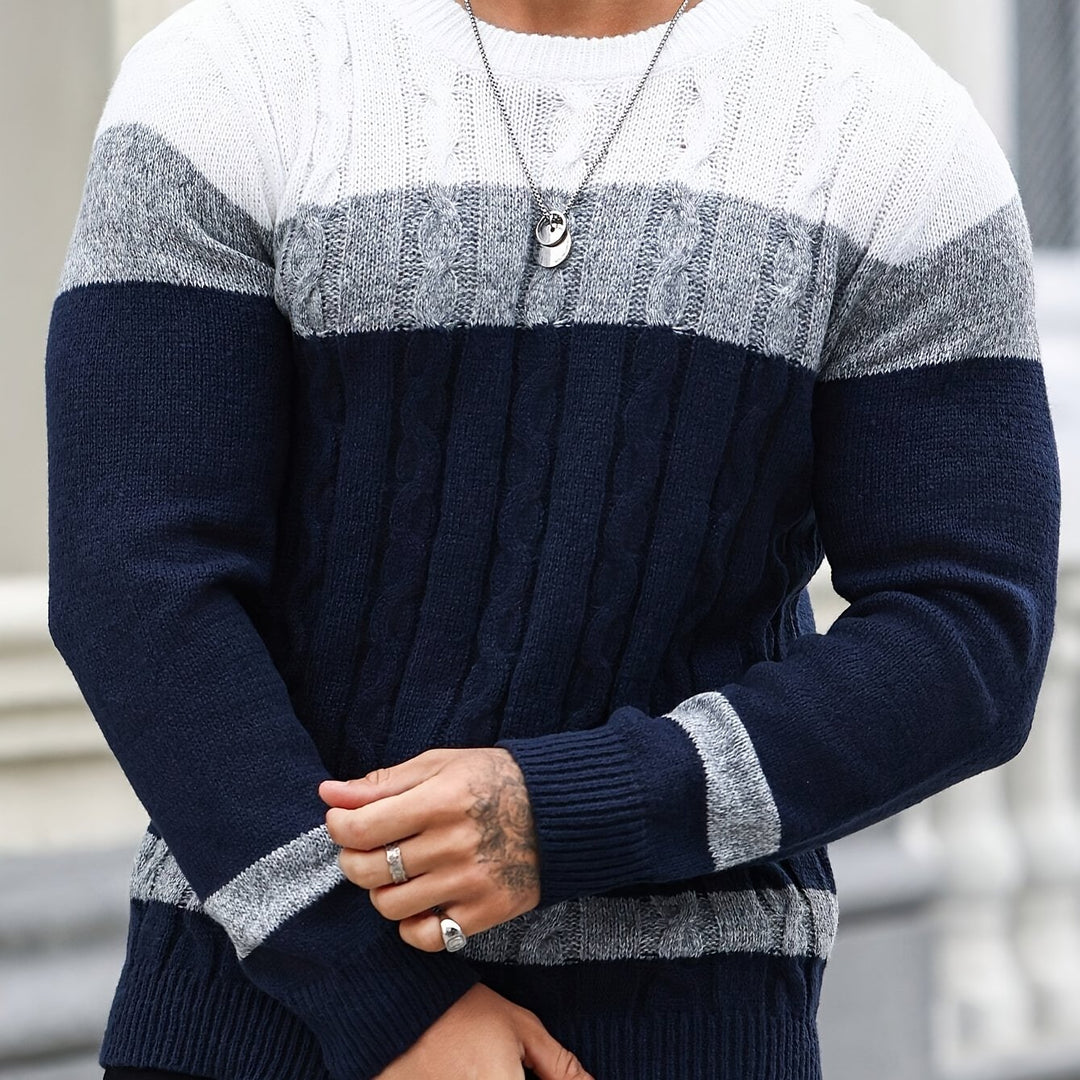 Georges | Pull Torsadé Col Rond