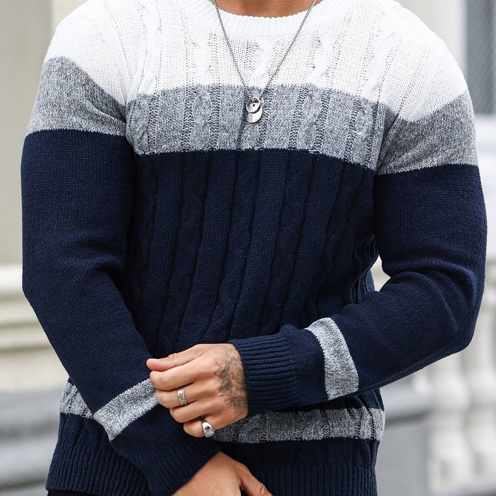 Georges | Pull Torsadé Col Rond