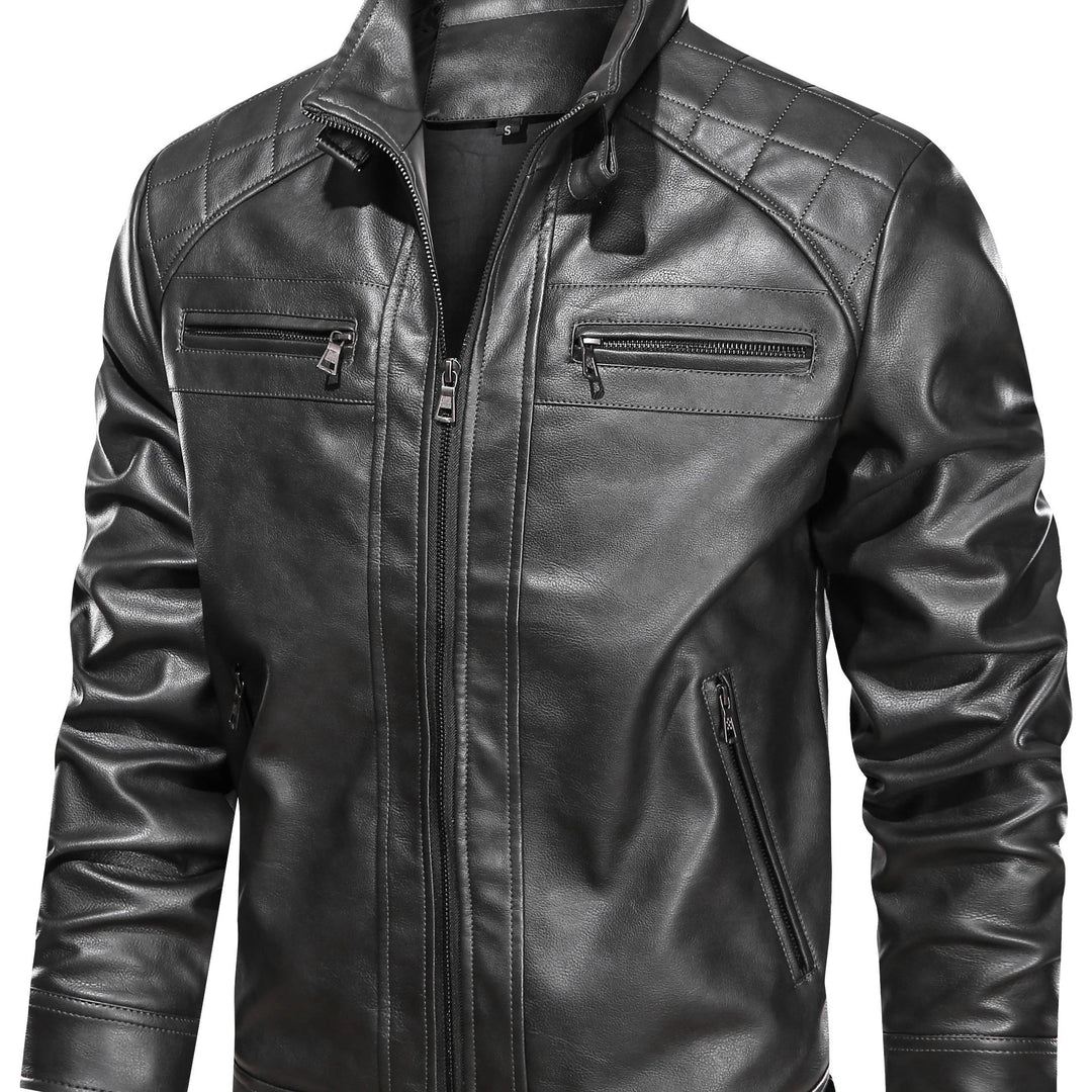Sylvain | Blouson Zippé Style Motard