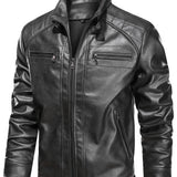 Sylvain | Blouson Zippé Style Motard