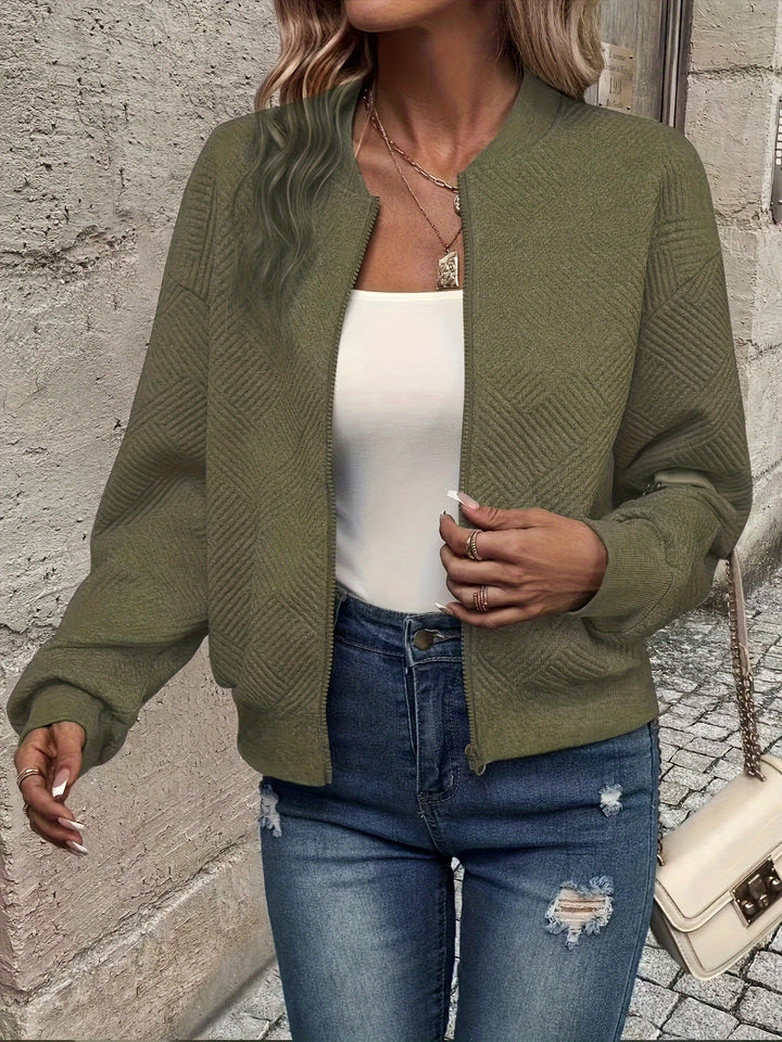 Charlotte | Veste Zippée Texturée