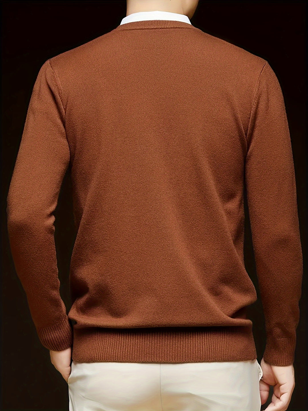 Renaud | Pull Col V Élégant