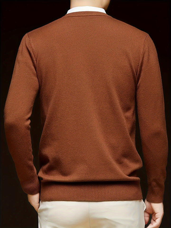 Renaud | Pull Col V Élégant