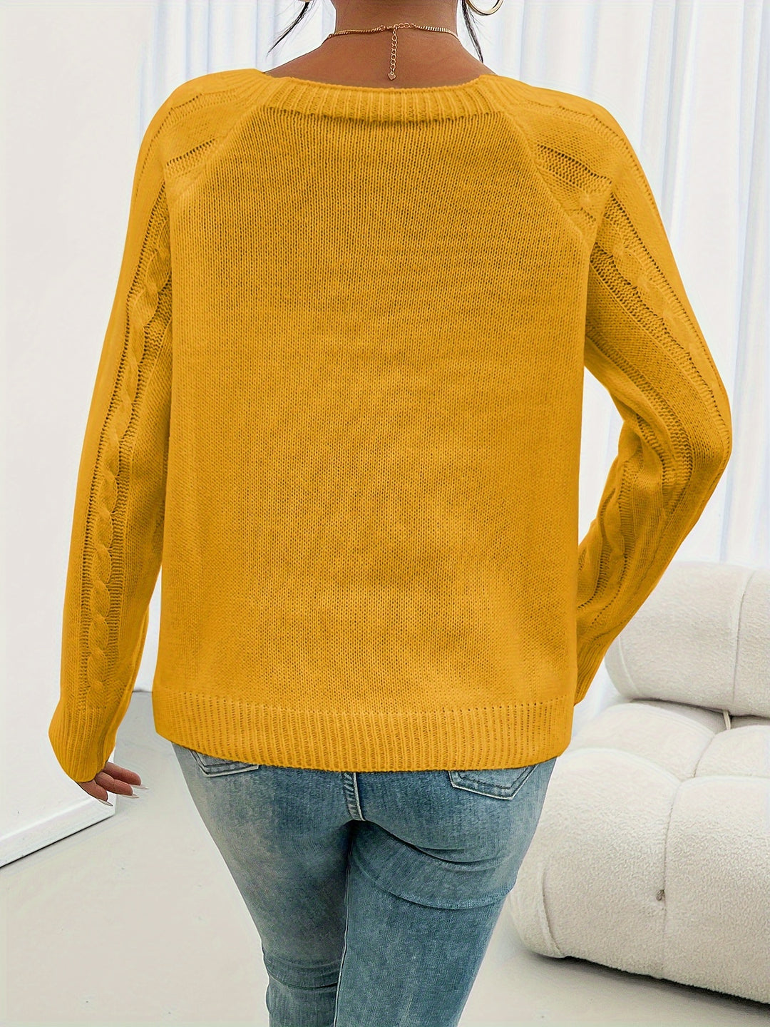 Margaux | Pull Torsadé à Boutons