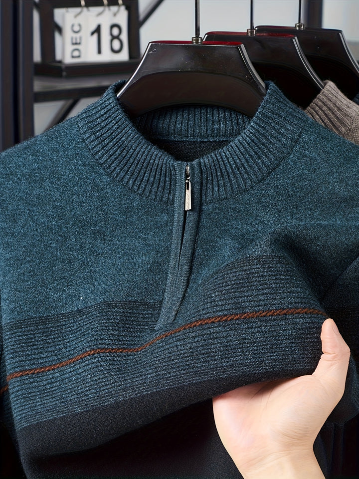 Alphonse | Pull Élégant à Col Zippé
