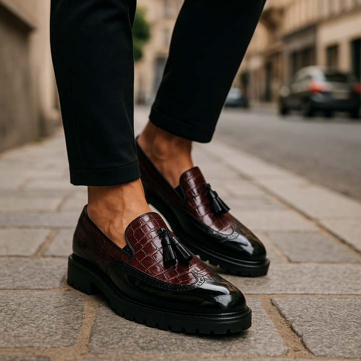 Côme | Mocassins Élégants à Pampilles