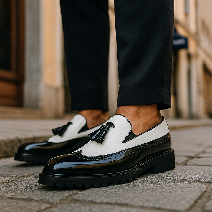 Côme | Mocassins Élégants à Pampilles
