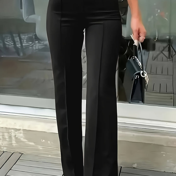 Adèle | Pantalon Droit Taille Haute