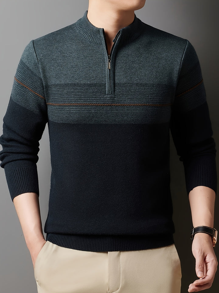 Alphonse | Pull Élégant à Col Zippé