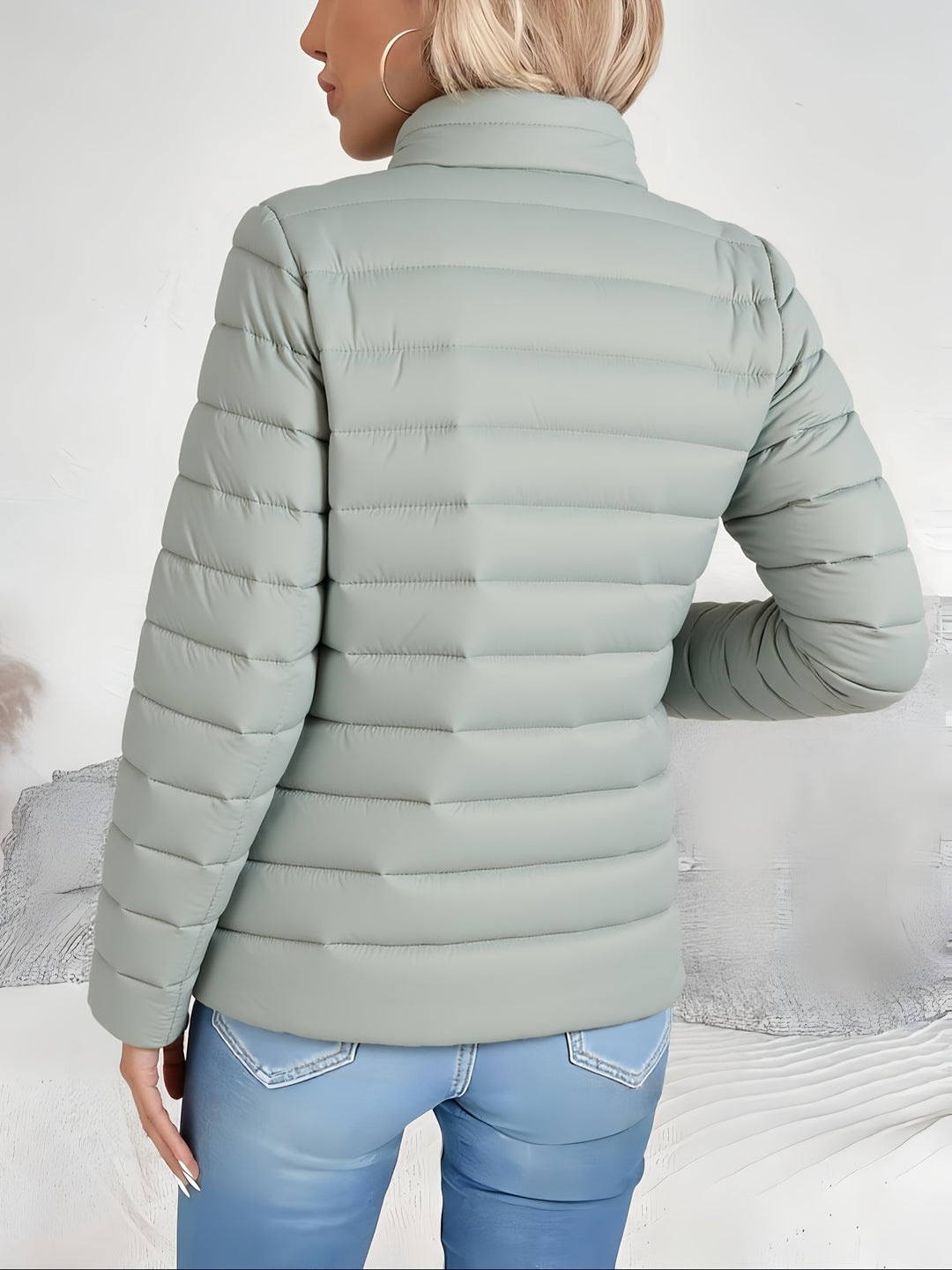 Nathalie | Veste Matelassée Légère Zippée
