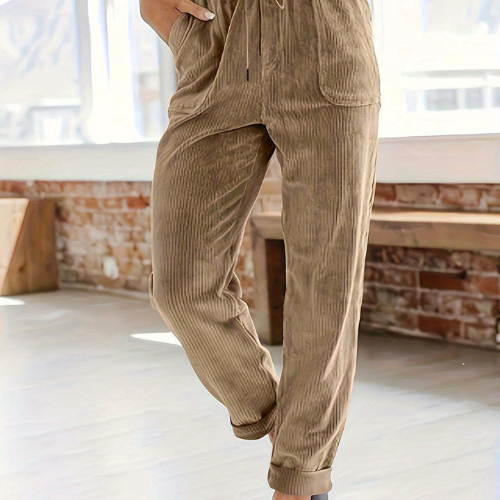 Roxane | Pantalon fluide à taille élastique