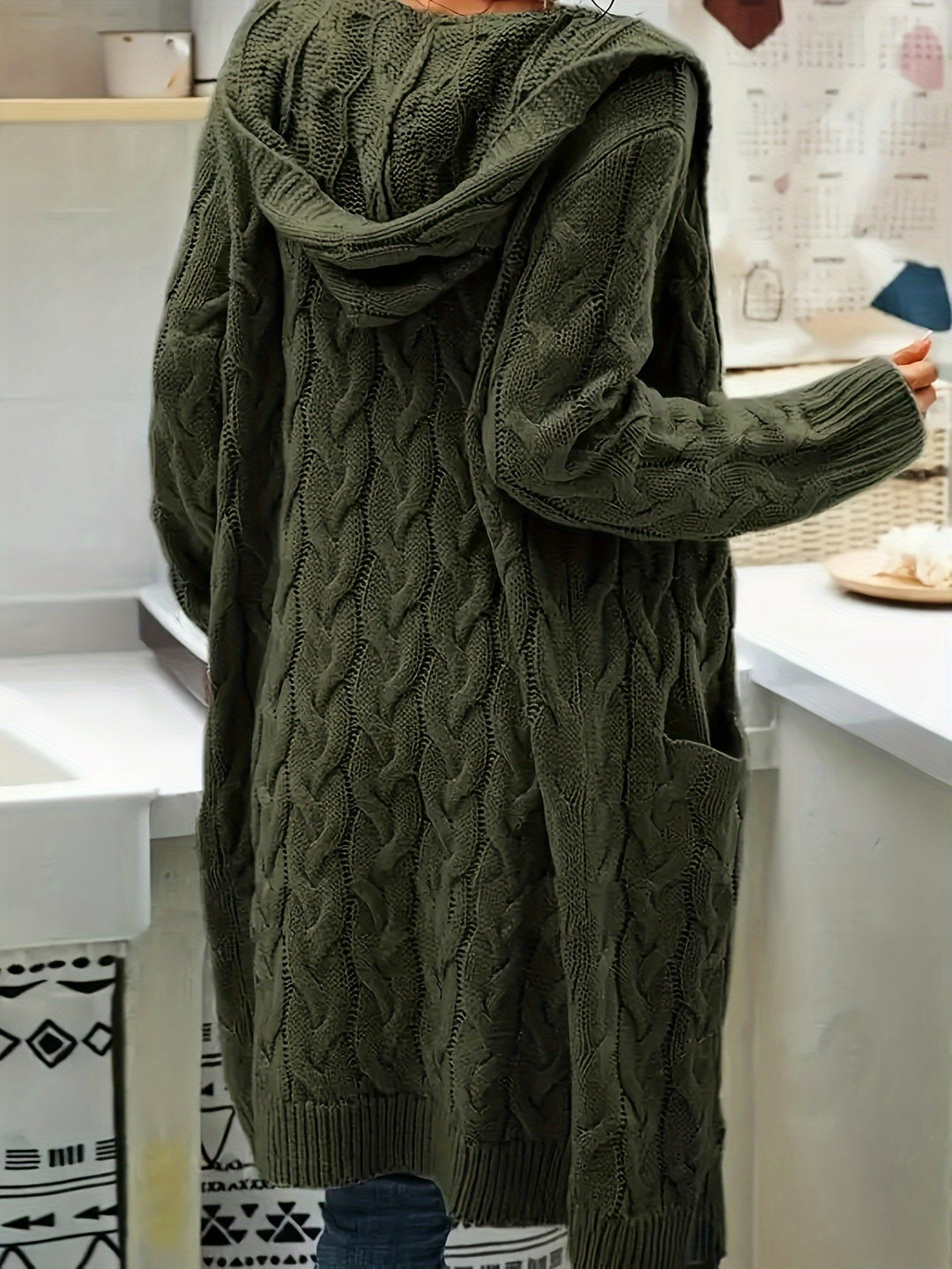 Valentine | Gilet Long Torsadé