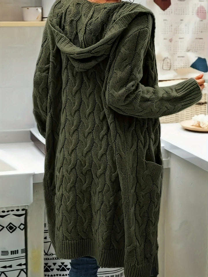 Valentine | Gilet Long Torsadé