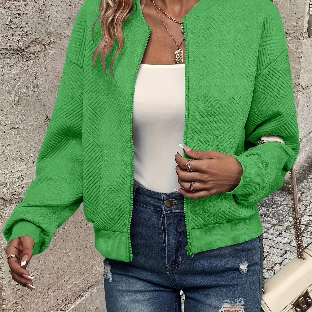Charlotte | Veste Zippée Texturée