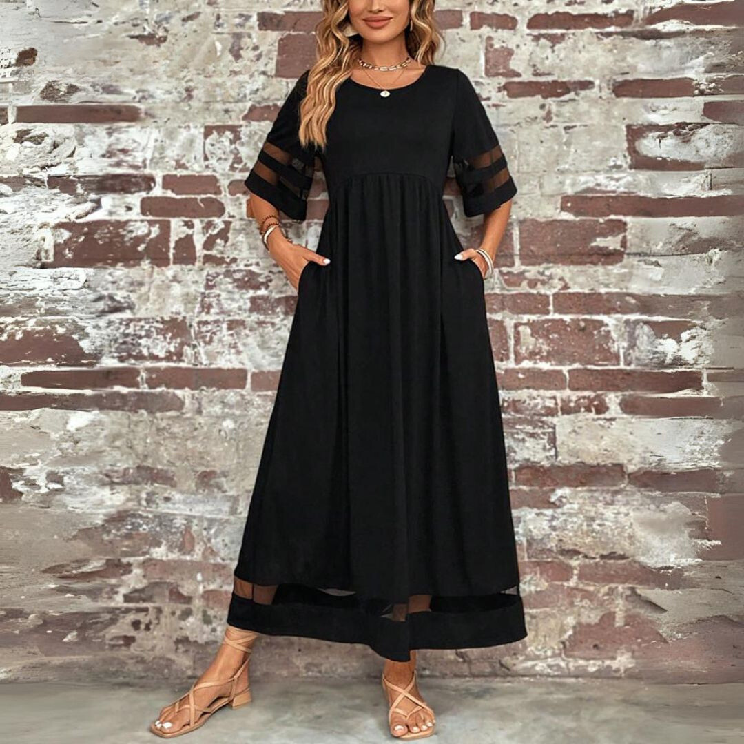 Joséphine | Robe Longue Fluide et Élégante