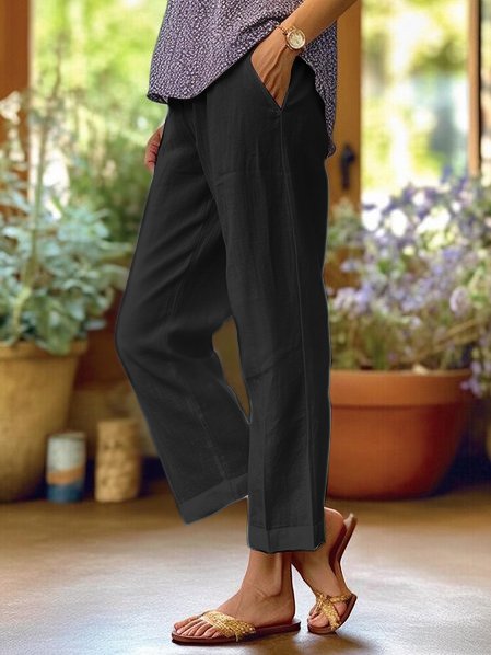 Armelle | Pantalon Droit Décontracté