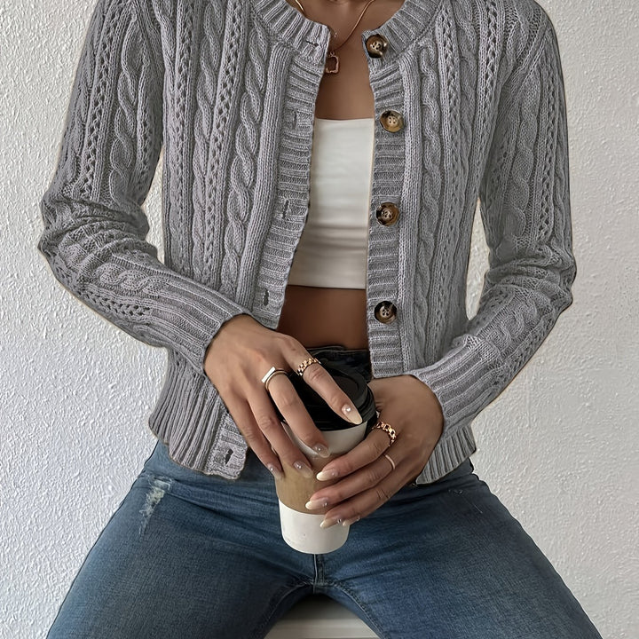 Sylvie | Cardigan Torsadé Boutonné