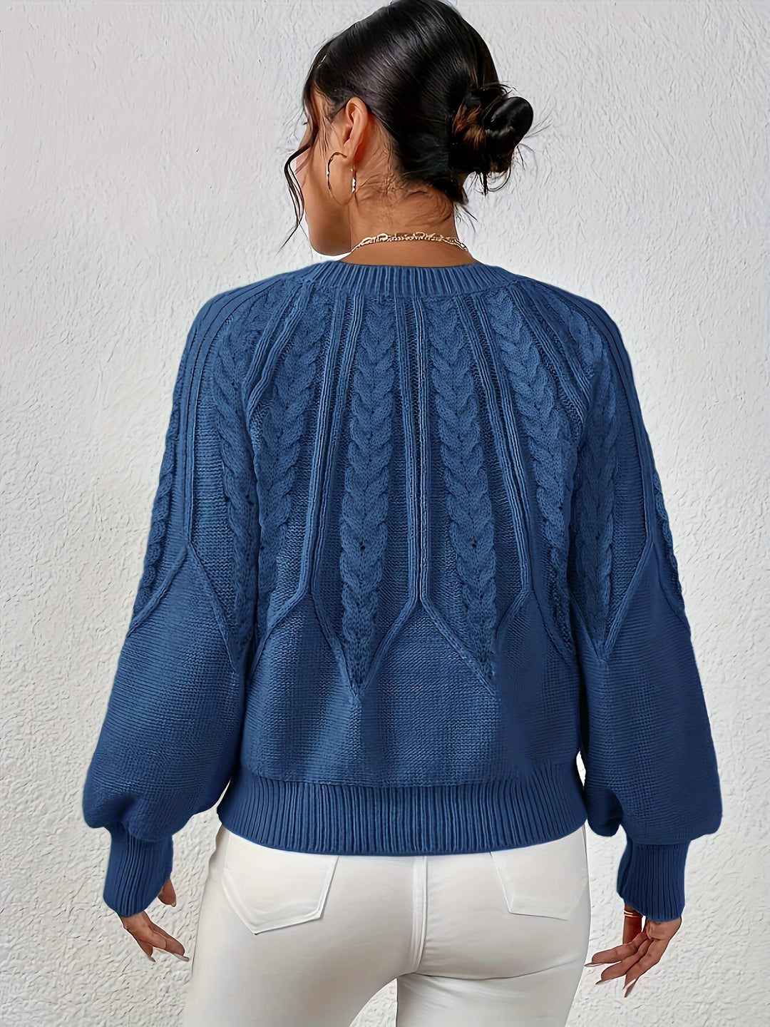 Éloïse | Pull Torsadé à Col Rond