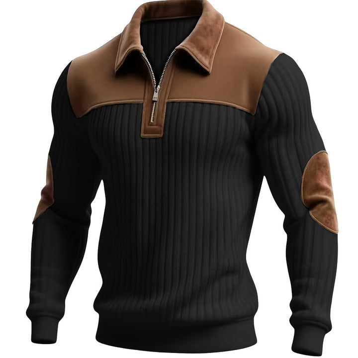 Bruno | Pull Col Zippé Élégant