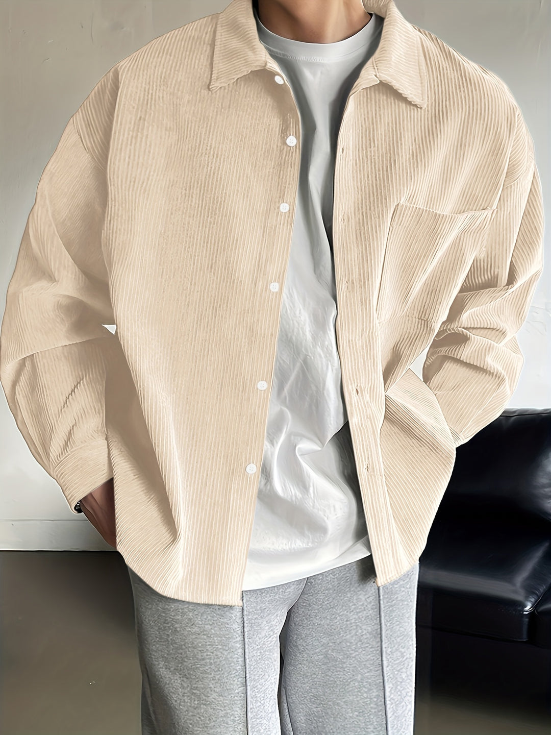 Gabriel | Chemise Décontractée à Col