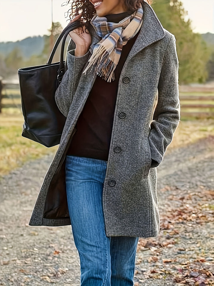 Émilie | Manteau Structuré Mi-Long