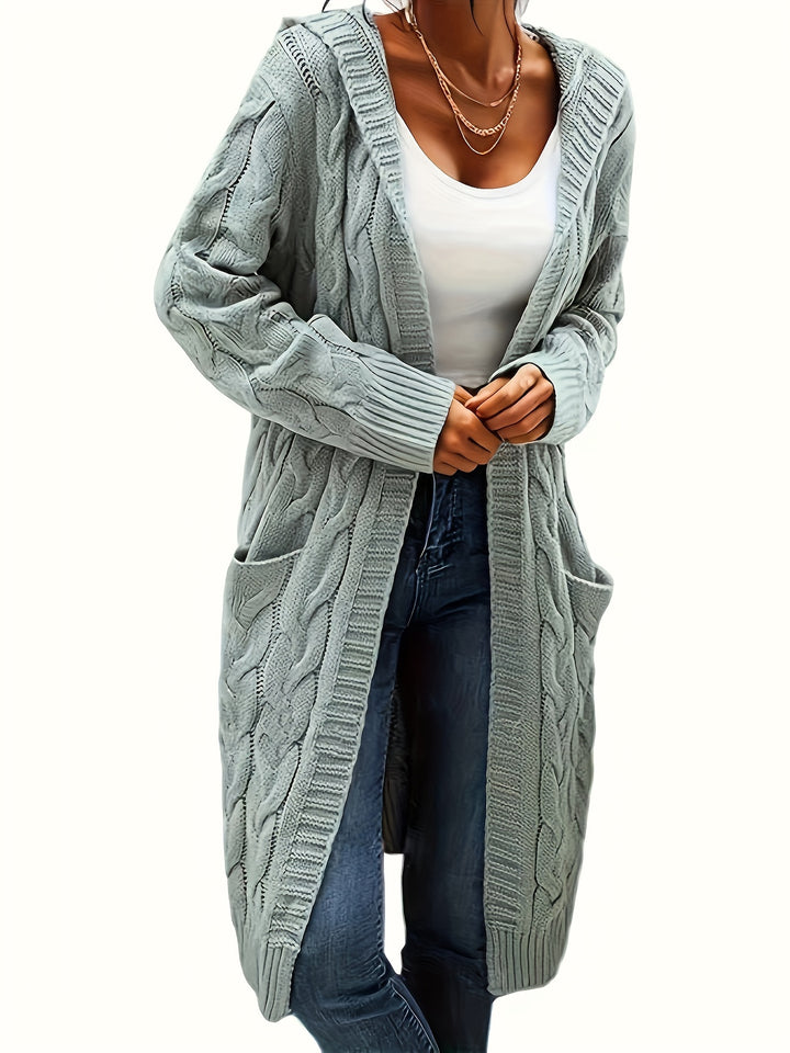 Valentine | Gilet Long Torsadé