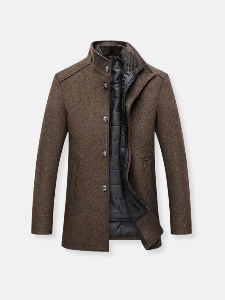 Philippe | Manteau Élégant à Col Montant
