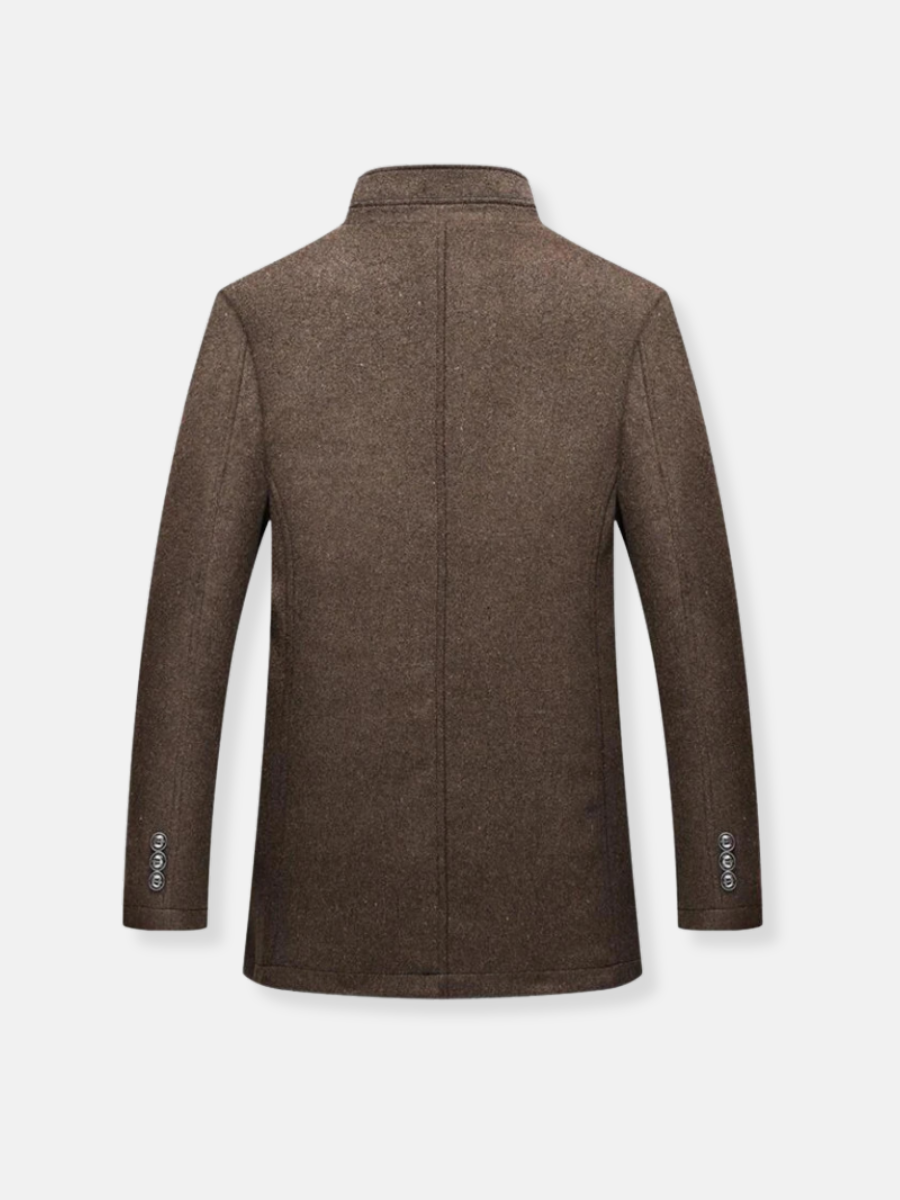 Philippe | Manteau Élégant à Col Montant