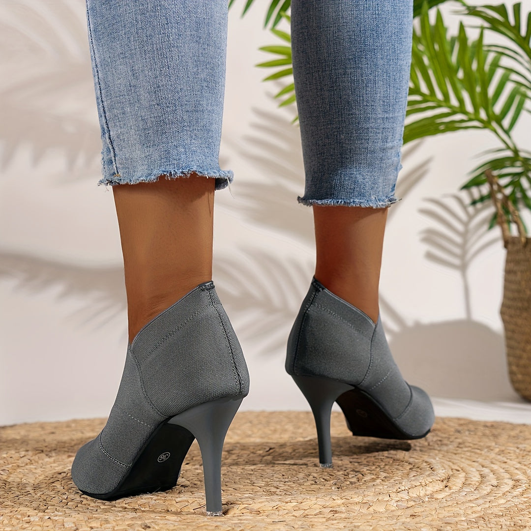 Diane | Bottines Élégantes à Talon Fin