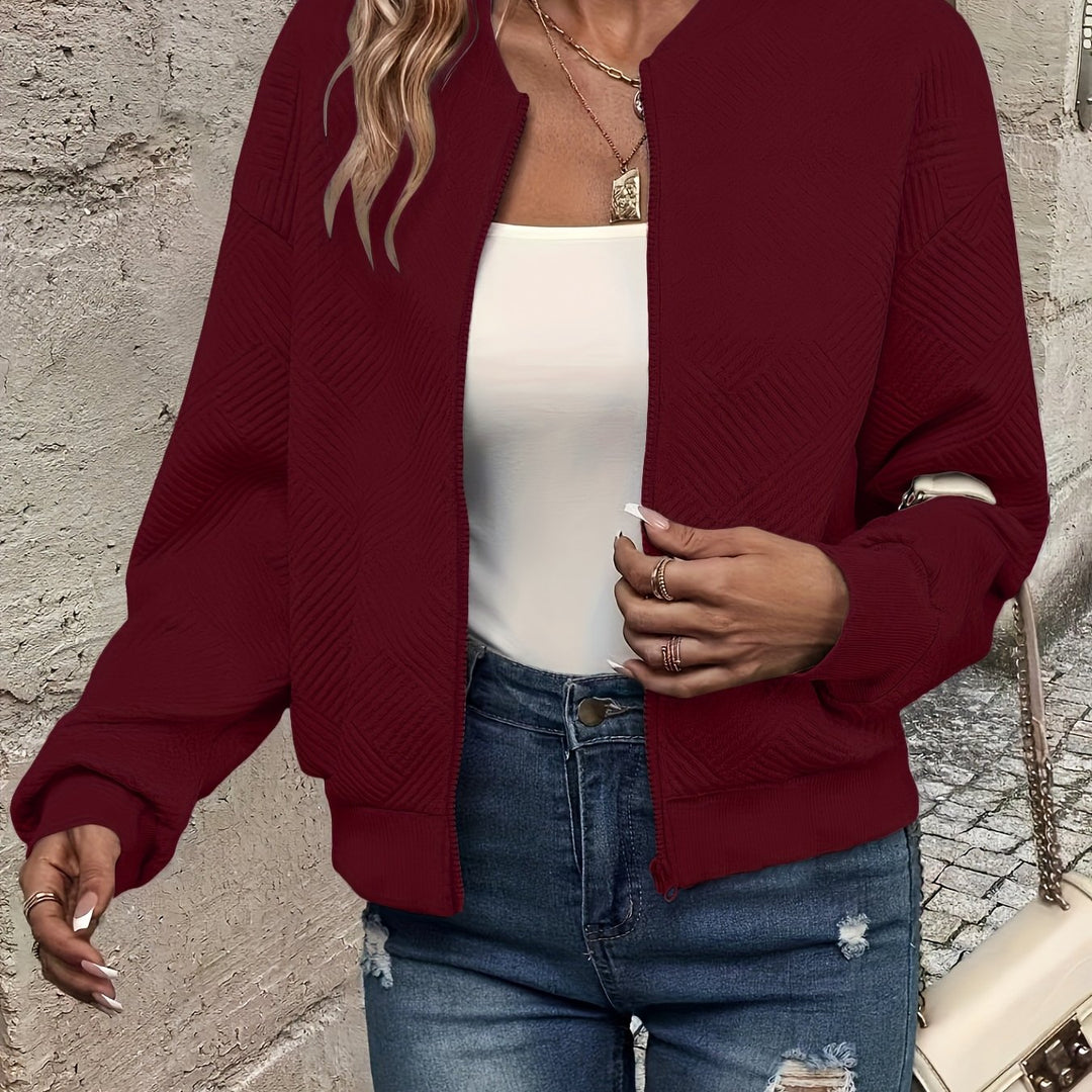 Charlotte | Veste Zippée Texturée