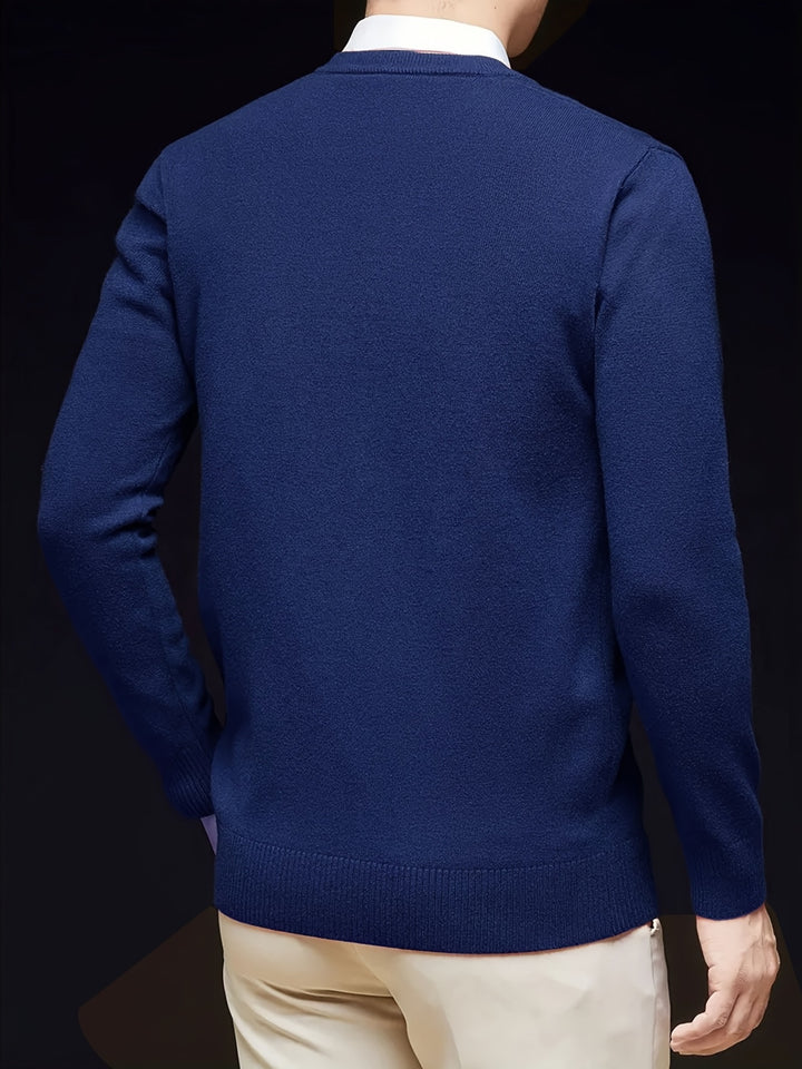Renaud | Pull Col V Élégant