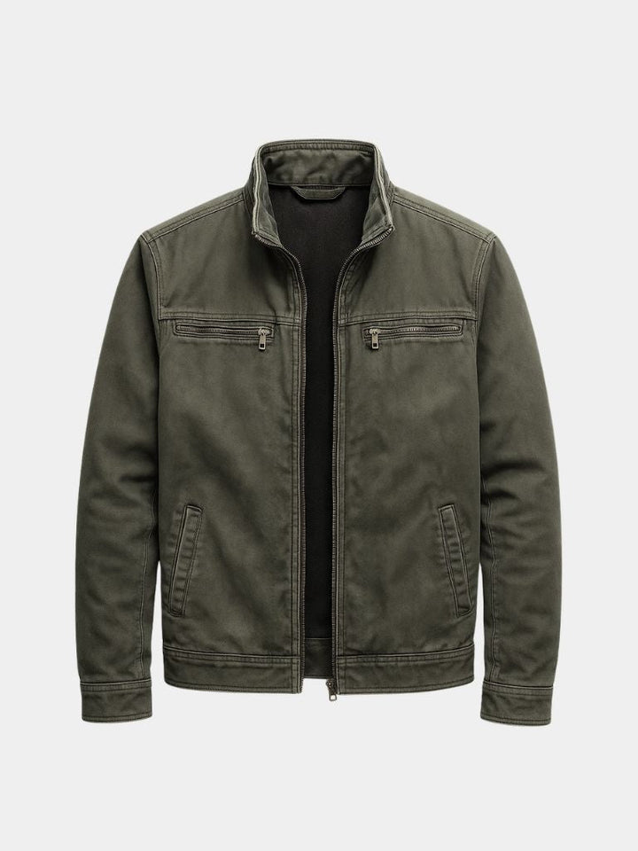 Aubin | Veste Vintage à Col Montant
