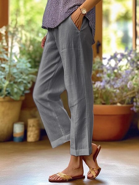Armelle | Pantalon Droit Décontracté