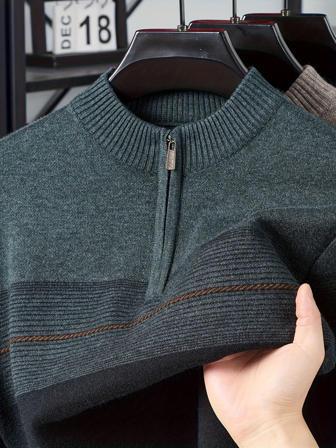 Alphonse | Pull Élégant à Col Zippé